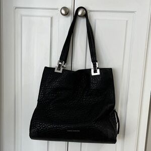 Vince Camuto black leather purse